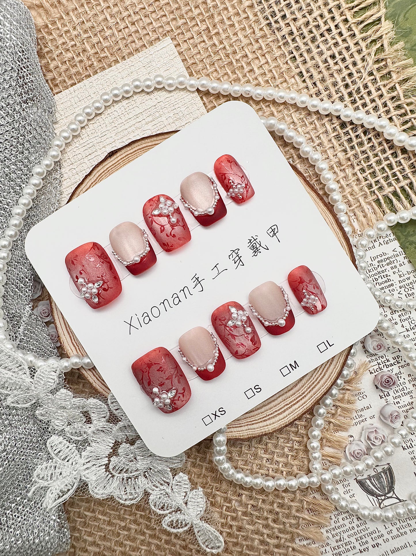 A400 新中式暗紋旗袍