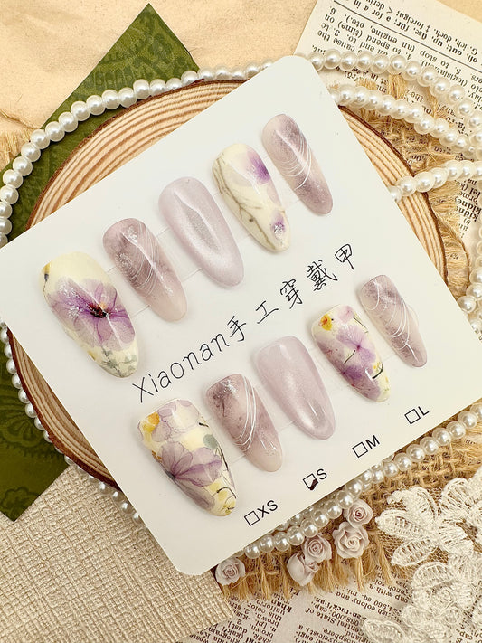 A566 霧紫花影