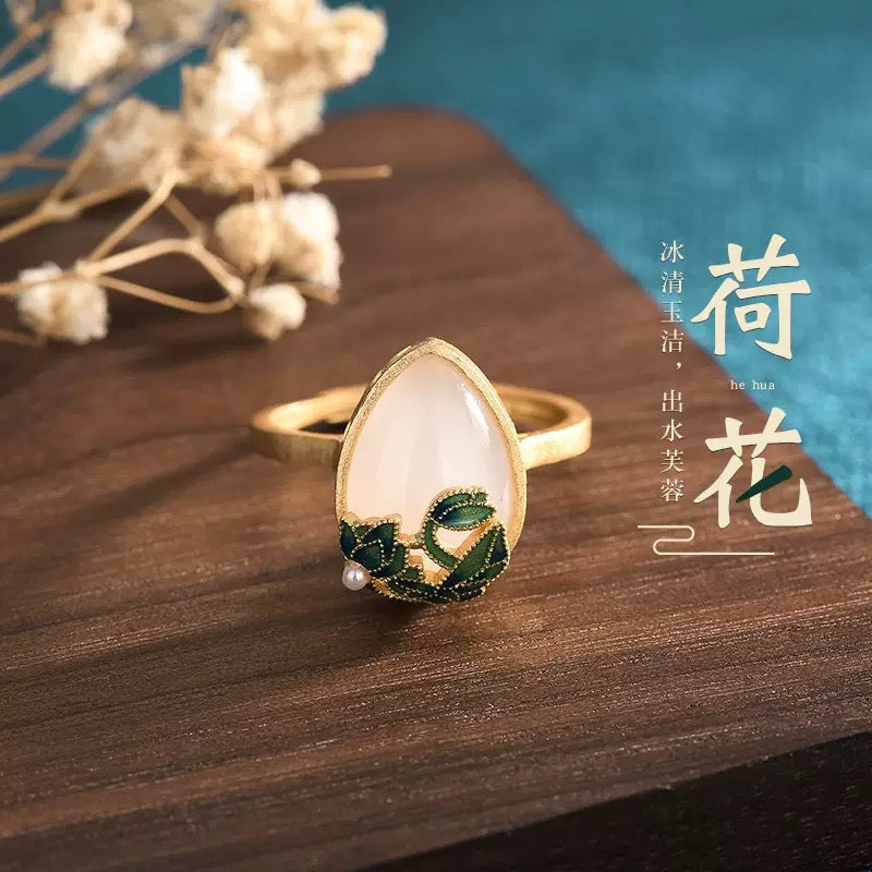 D06 荷花戒指